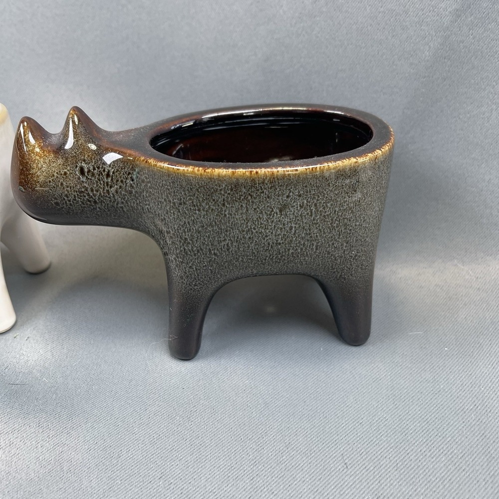 Pair of Cat Planter Animal‎ Succulent Plant Pots 5.5" - Picture 8 of 12